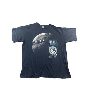 Vintage Salem Sportswear Florida Marlins T-Shirt 1992 Single Stitch Men's XL MLB